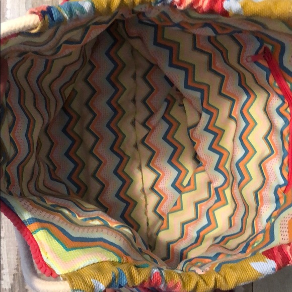 🌸Matilda Jane Floral Chevron Gather It Up Bag🌸 - Picture 5 of 5